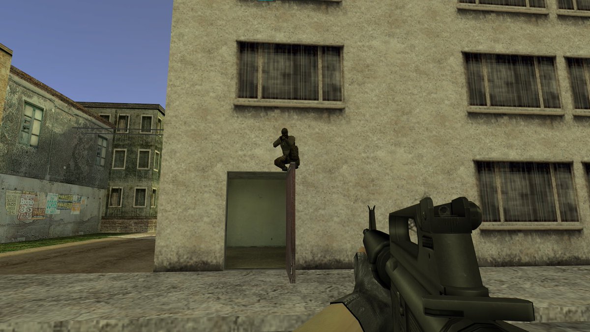 thelinkypoo's tweet photo. I don't know who used to play Hostile Intent (Half-Life 1 mod), but I got the game up and running and a local server working publicly.

Going to be doing a play session June 3rd @ 3 PM EST. Mark your calendars for 2004 nostalgia!

#hostileintent https://t.co/4tcrQV5rYe