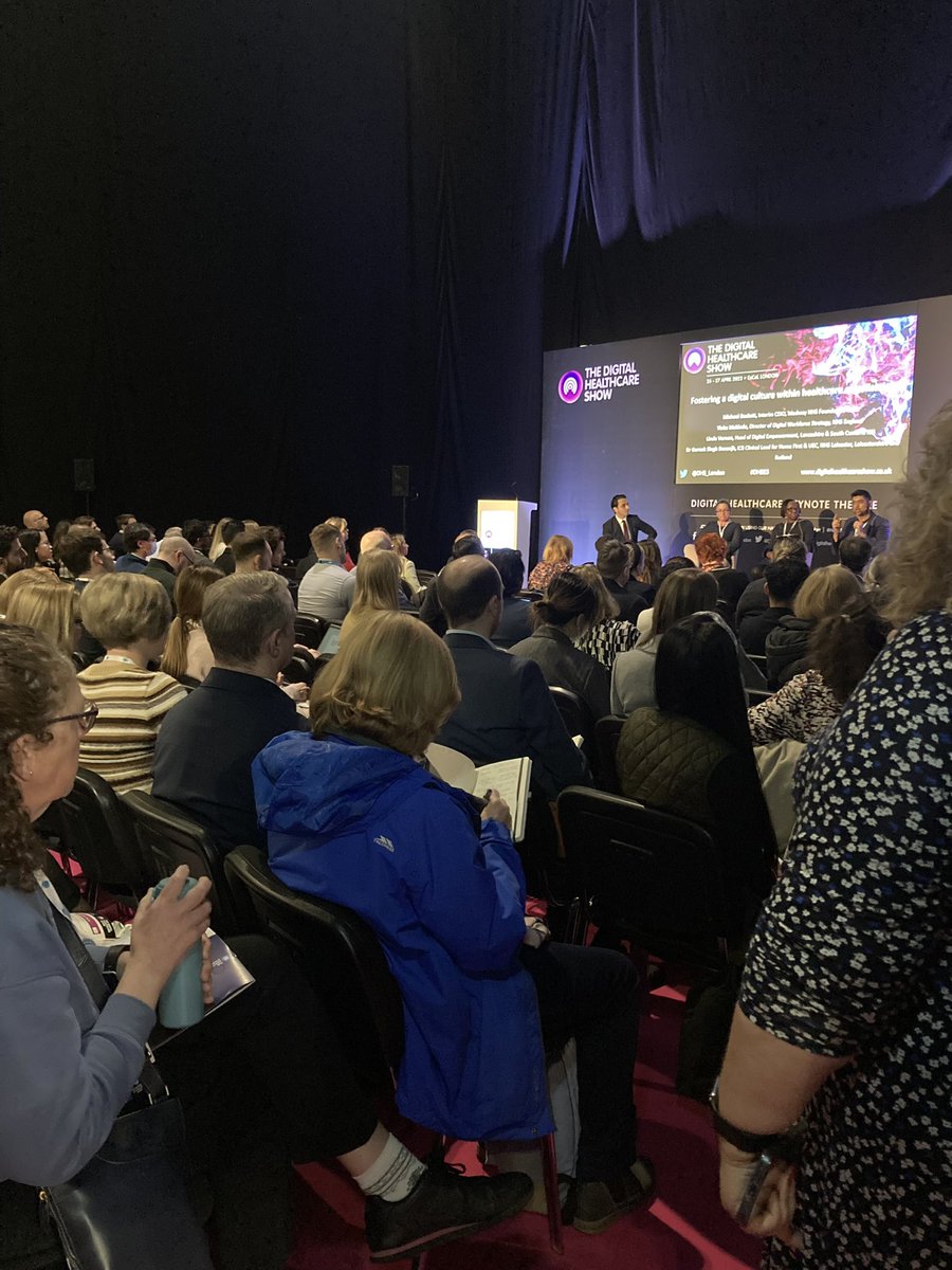 DHS_London's tweet photo. The Digital Keynote Theatre is packed for the first session of the day! 📚 https://t.co/EuAYqen5T1
