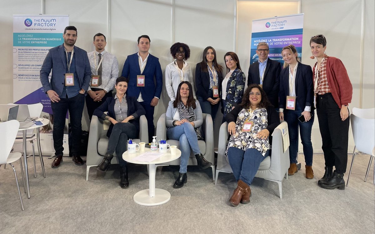 [LIVE 🔴] C'est parti pour le #CINUM 👨‍💻 Le salon du #numérique à ne pas manquer 👌
Toute la team #TNF et les alumnis vous attendent sur le stand C39 pour vous présenter The Nuum Factory et partager notre expérience de la transformation
#digitale des #entreprises 🤳