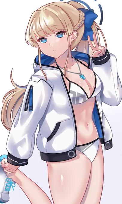 水着トキちゃ…#ブルアカ 