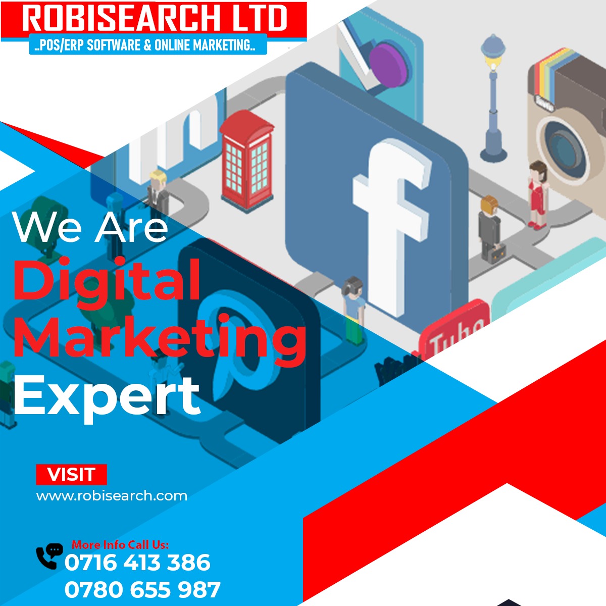 nisisituko's tweet image. Marketing is an art that we have perfected and that's why #PromoteBizNaRobisearch is trending. Every last Friday of the month, we offer free marketing to businesses online. Be part of us on 28th April 2023 and grow your business!
Robisearch ICT
Go Digital NaRobisearch