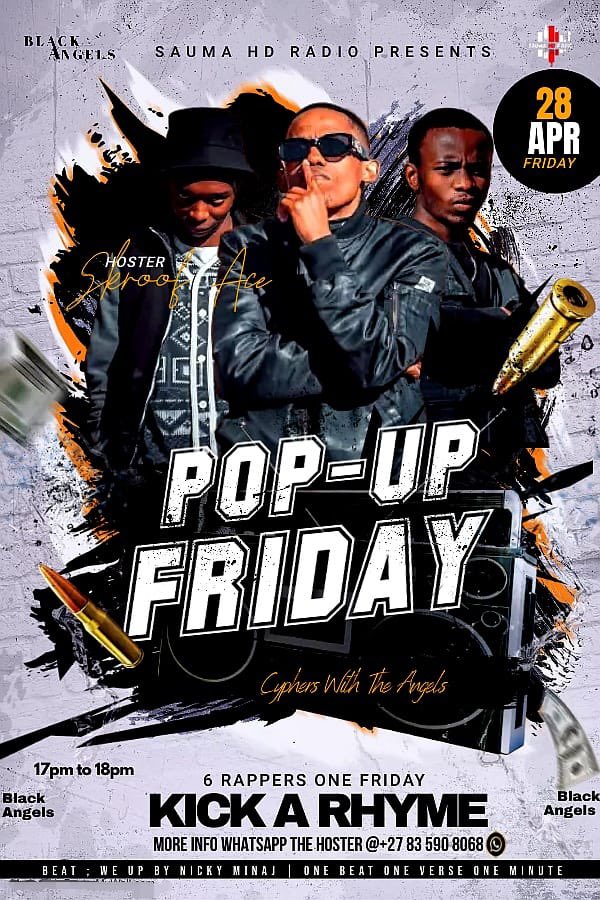Black_AngelsSA's tweet photo. We On This Friday! #CyphersWithTheAngels https://t.co/NKVW46nAAB