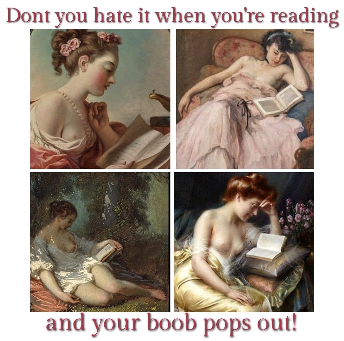 Reading always ends in tiddys