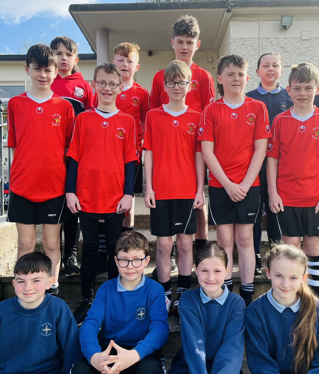 scoilbhrideNS's tweet photo. What a day for the @faischools #MonaghanPrimary5s county final☀️⚽️#proud Have a great morning everyone &amp; thanks to @crudden_john &amp; everyone involved. Best of luck to our boys team…enjoy the occasion &amp; have fun.💚@RTEsport @ActiveFlag @theNSMonaghan @news2dayRTE #wellbeing https://t.co/V3SphIKqVc