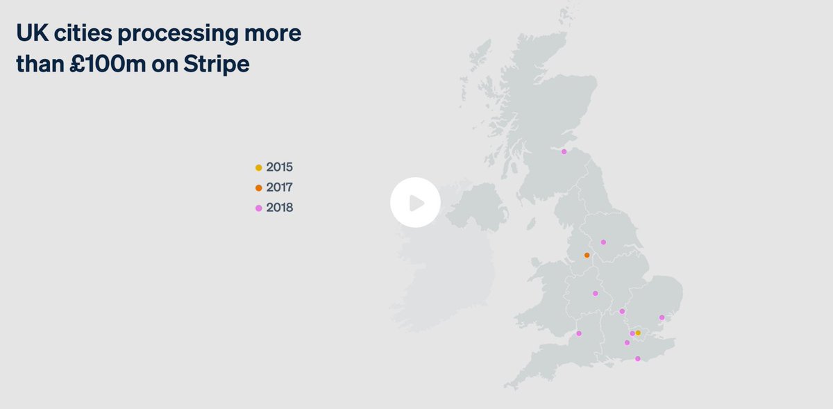 Looks like Brighton's businesses have been processing over £100m on <a href="/stripe/">Stripe</a> since 2018.

And it was one of the first 10 cities in England to achieve that milestone.