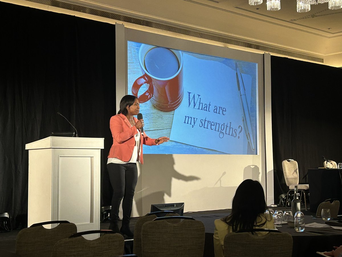 WIP_Network's tweet photo. Our fabulous keynote speaker Maggie Alphonsi is really getting our delegates involved! Asking us to share with others on the tables what our strengths are #WIPConf https://t.co/i0kAlGU3K9