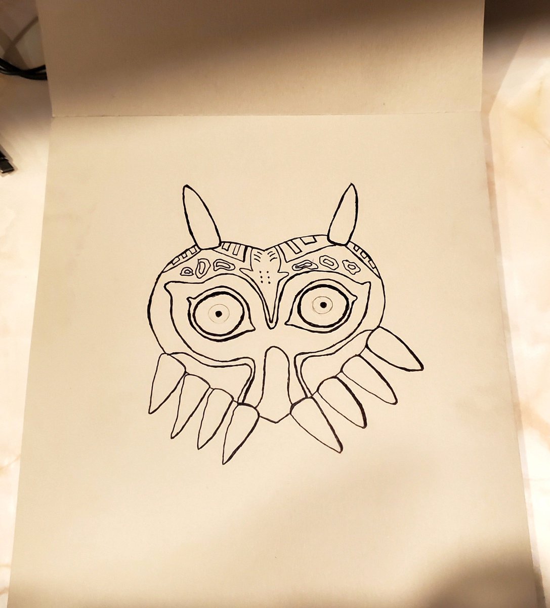 Sfs301987's tweet photo. Work in progress. Tiger doesn't appreciate my drawing because he's an uncultured bitch.
#art #LegendofZelda #ImAmazing https://t.co/jI39gfvgMK