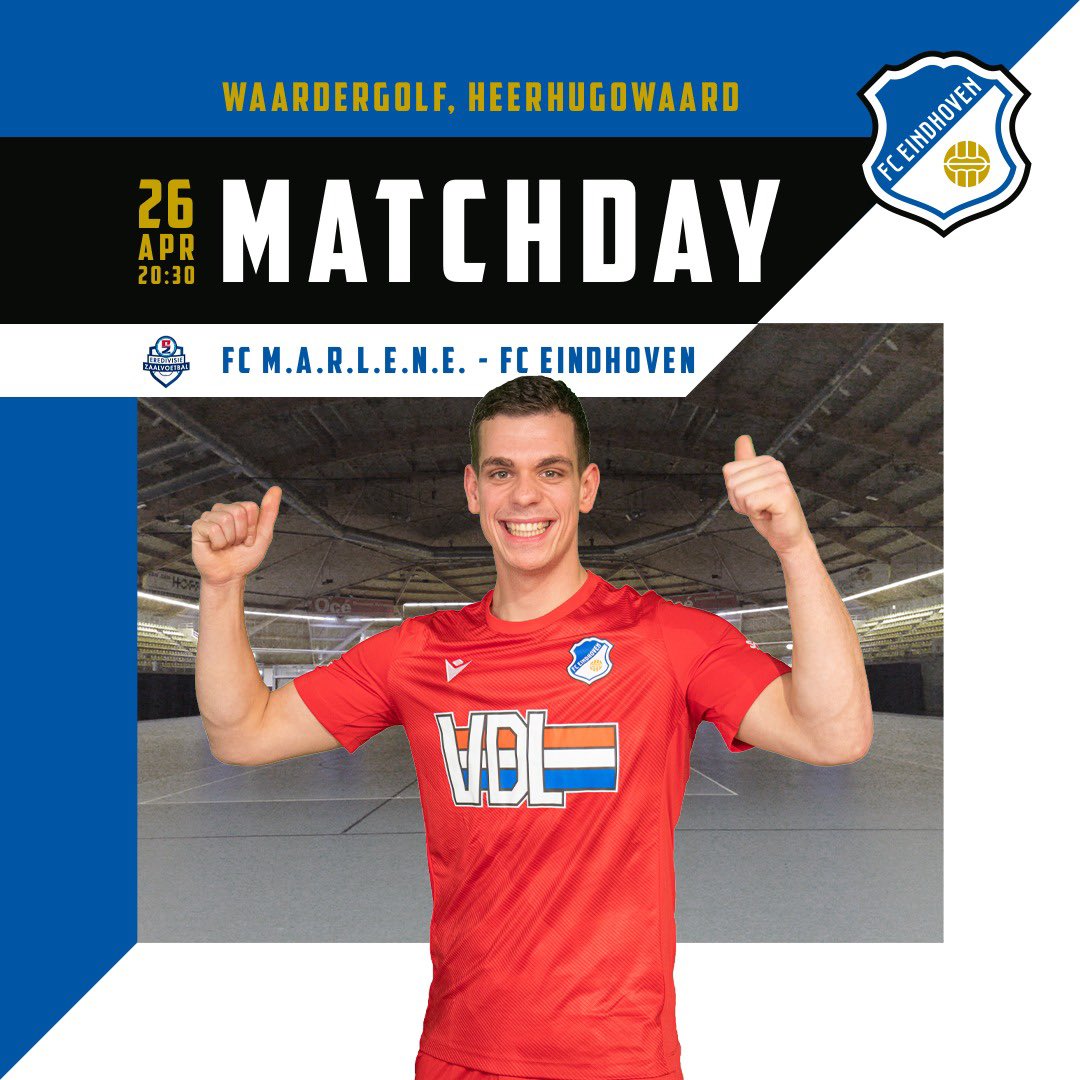 FCEFutsal's tweet photo. 𝑀𝑎𝑡𝑐𝘩𝑑𝑎𝑦
⚔️ FC Marlene - FC Eindhoven
⏰ 20:30
📍 Sporthal Waardergolf, Heerhugowaard
#FCEindhoven #FCEindhovenFutsal #marFCE https://t.co/W9kPoGqjjt