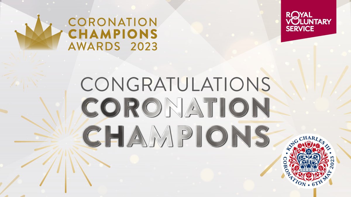 KateHFrance's tweet photo. I’m so proud &amp; excited to be officially crowned a Coronation Champion!

It’s an honour to receive one of the #CoronationChampionsAwards launched by @RoyalVolService with Her Majesty The Queen Consort.

Congratulations everyone – can’t wait to celebrate with you! @uniformexchang https://t.co/yMU6uNVRvK