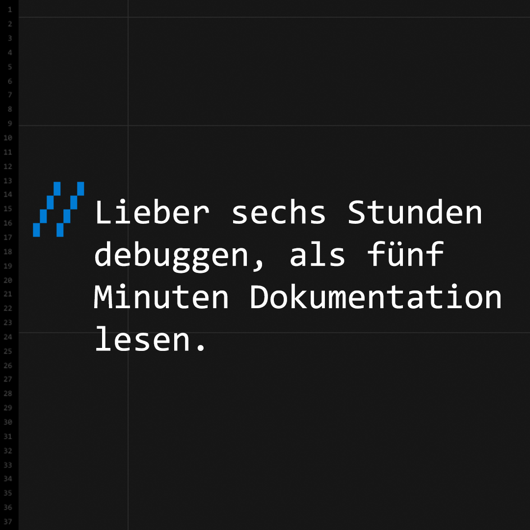 msdev_de's tweet photo. Die Zeitersparnis ist immens.
#Debuggen #Coding #Dokumentation https://t.co/myX2vLgjrn