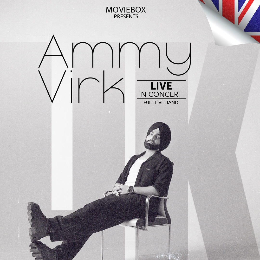 ⭐ @AmmyVirk announces his highly anticipated UK arena concert tour, featuring a full live band! 📆 Saturday, 30 September 2023 🏟️ @UtilitaArenaBHM 👇 Get early access to tickets from Wednesday, 3 May 2023 at 10am👇 bit.ly/3NhcJNU 🎥 Presented by @1Moviebox