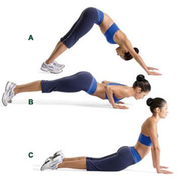JustAFitGirl4U's tweet photo. The dive bomber plank challenges the shoulders, chest and core muscles plus it's fun to do!  Try it out. https://t.co/94fUGaaoN6