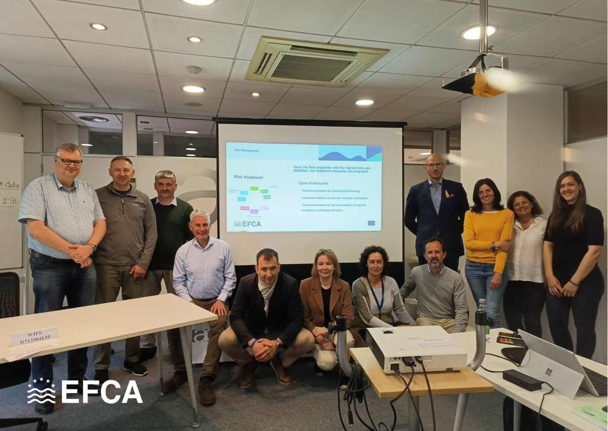 EFCA_EU's tweet photo. 🗓️Workshop on Regional Risk Assessment for the @NAFO1979🎣area with participants from 🇩🇪🇪🇸🇱🇹🇱🇻🇪🇪
The RRA aims to cost-effectively plan inspection activities & is used during the life cycle of #JDPs for:
1⃣strategic planning
2⃣priority risk management
3⃣work at operational level https://t.co/1DtuyX9vOm