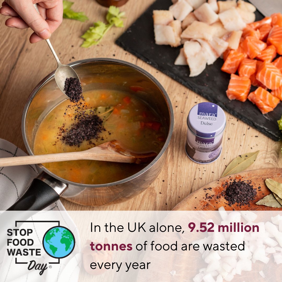 maraseaweed's tweet photo. In the UK alone, 9.52 million tonnes of food are wasted every year.

That's enough to create 10.5 billion extra meals 🍽️🍽️🍽️

Get involved with @_StopFoodWaste_ today and spread the word to encourage others 🌍

#stopfoodwasteday #foodwaste #seaweed https://t.co/MwfUXMVVv5