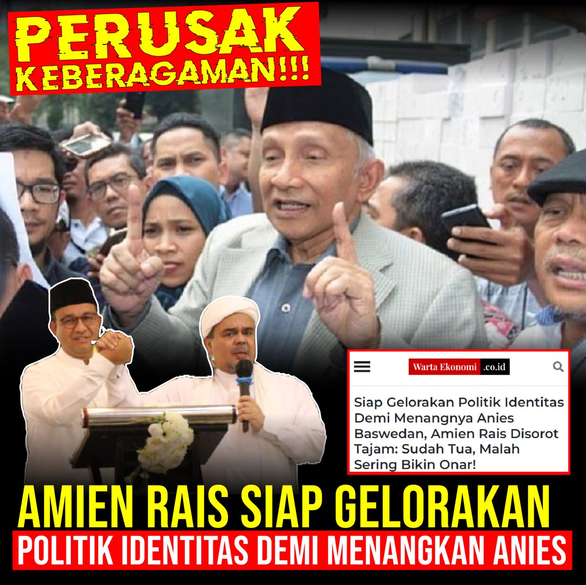 Amien Rais Siap Gelorakan Politik Identitas Demi Menangkan Anies
Virgoun
Aditya Hasibuan
Mario Dandy
