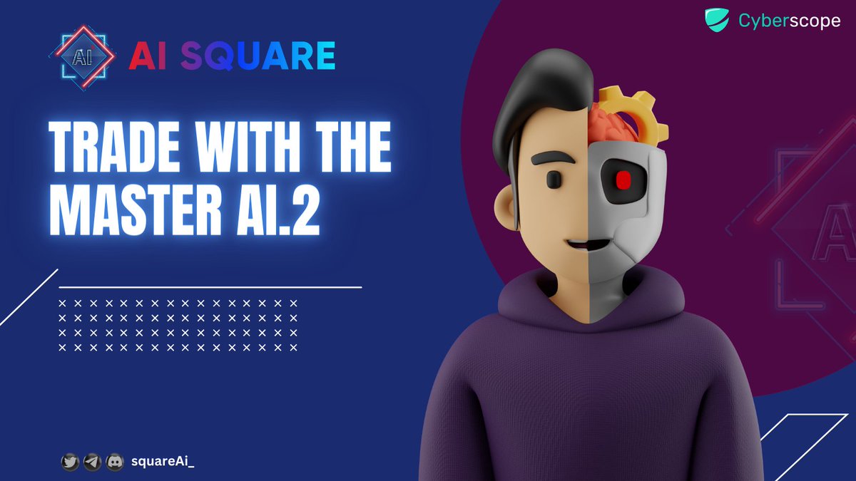 Ai2 Trading Assistant is an artificial intelligence.🤖

Helps you with all of your cryptocurrency trading needs.🚀

website:🌐ai2.club

#SQUARE #Ai #artificalintelligence #BSC #BNB  #Binance #BNBChain #Trading #Crypto #Blockchain