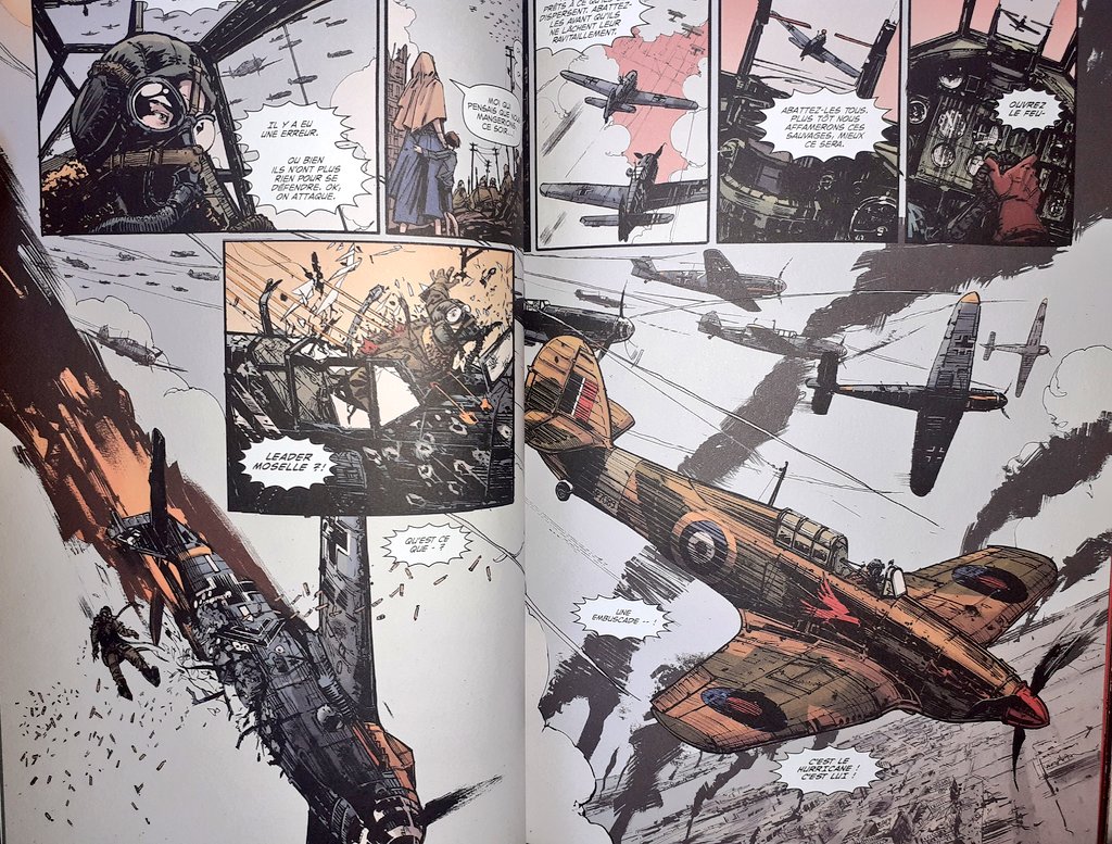 fisto_sr's tweet photo. ...Le pitch:
"Plus de 30 ans après ses dernières aventures,le scénariste #GarthEnnis revisite la série culte Johnny Red.L'histoire suit les traces en 2015 d'un millionnaire passionné d'aviation qui découvre une carcasse d'un avion ayant appartenu à #JohnnyRed... https://t.co/8IdSvxHDq9
