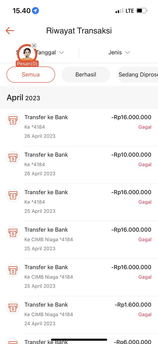 heryrid's tweet photo. @ShopeeID Sampai kapan lu tahan dana gua anak kadal https://t.co/q720booqpF