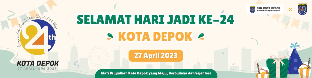 Terima kasih kepada semua warga kota yang telah berkontribusi dalam membangun dan memajukan Kota Depok. Mari kita terus bekerja sama untuk membangun lebih maju, berkembang, dan sejahtera bagi semua warga.