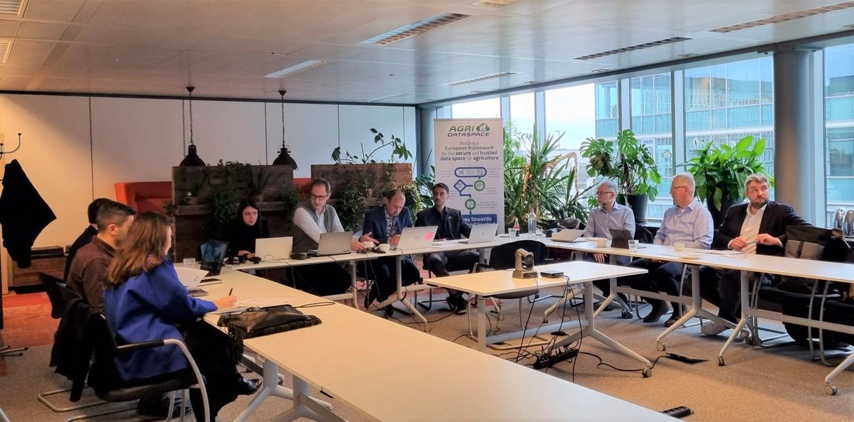 AgriDataSpace's tweet photo. 🎯 21st of April | workshop by @CEMAagri
🚀EU representatives signed the EU CoC on agricultural #datasharing
🌐Exploring the framework for #datasharing in agriculture, #dataspaces and #DSIs.
⭐Thank you for this critical #workshop!
#digitaleuropeprogramme #researchimpacteu https://t.co/Q8xz9N9cIv