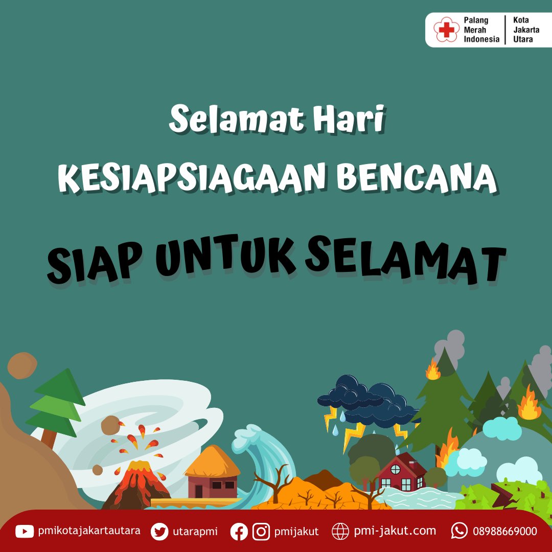 utarapmi's tweet image. Hai #sobatPMI 📷📷
26 April 2023 diperingati sebagai "Hari Kesiapsiagaan Bencana".
Tapi.. tau kah #sobatPMI bagaimana cara agar diri kita siap siaga dalam menghadapi bencana???
Yuk simak postingan berikut ini !!!
Sumber : bpbd.bogorkab.go.id
databoks.katadata.co.id