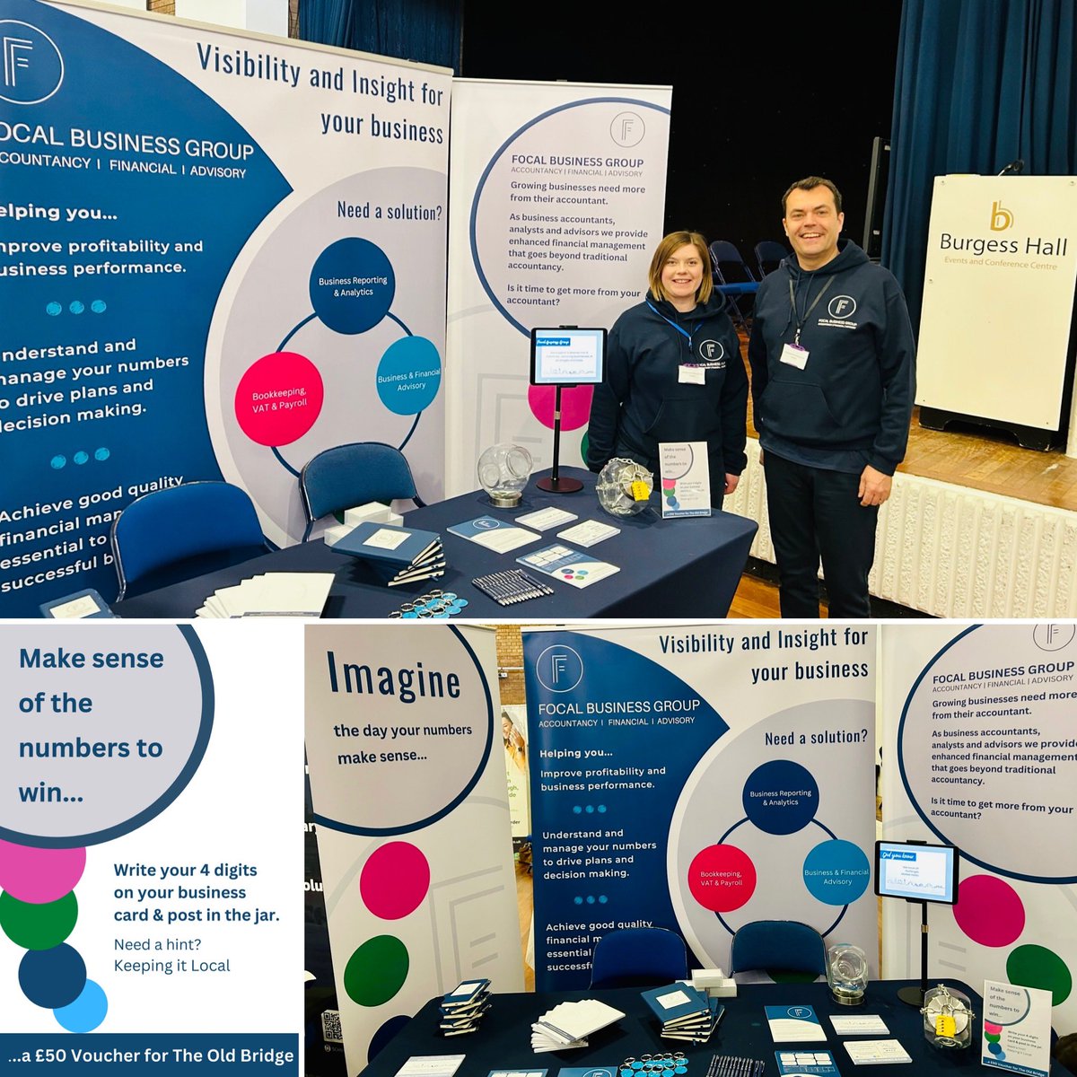 Mike & Esther are at the Huntingdonshire Business Fair, Burgess Hall, St. Ives, stand 35, from 10am – 4pm.

If you’re visiting pop over to meet them… have a go our prize draw whilst you’re there!

@cambschamber #HBF2023