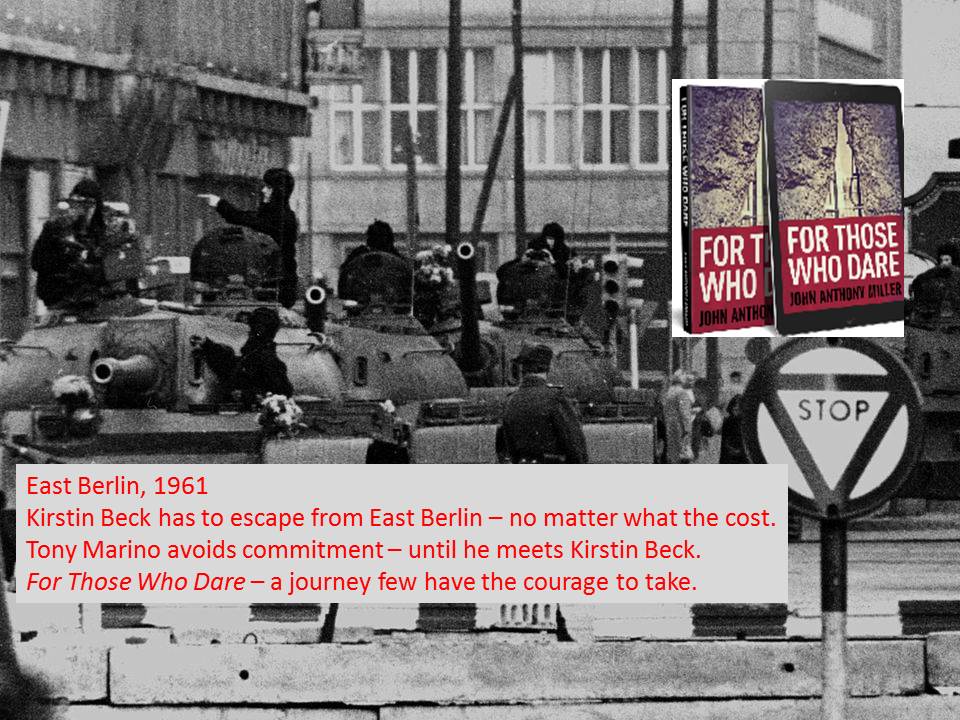 authorjamiller's tweet photo. For Those Who Dare:
East Berlin, 1961: A Cold War escape that’s a roller coaster ride of twists and turns
#thriller #coldwar #HistoricalFiction
https://t.co/F0V2xJCF81 https://t.co/uyqhqK6PIA
