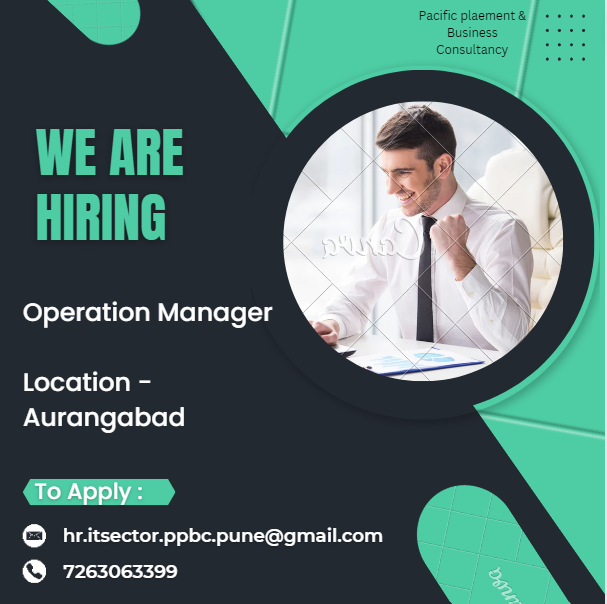 PpbcPune's tweet photo. #vacancy #HIRINGNOW #URGENT #requirement #experience #qualified #salary #9 to 10 LPA #Location #Aurangabad 
#pacificplacementandbusinessconsultancy https://t.co/gFUSXXBHy2