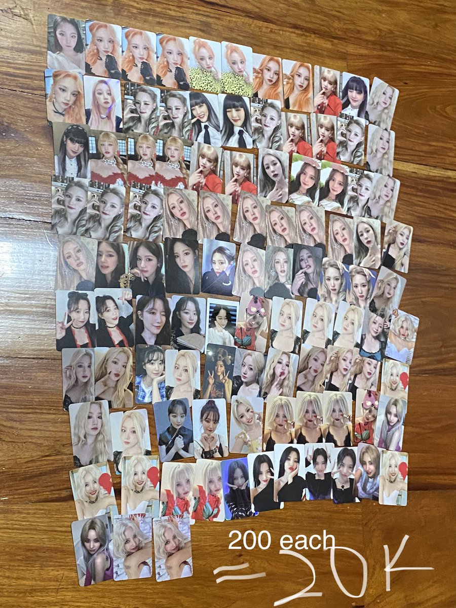 Myeonsnoodle's tweet photo. Wts lfb gidle miyeon Minnie soojin soyeon yuqi shuhua pcs 
- only sold as set !
- 154,000 pesos
- gcash, grab sdd 
- will be giving away merch for free in the thread below to set taker ! So within metro manila lang sana so I can book a car in grab to ship https://t.co/9aq0jM3idK