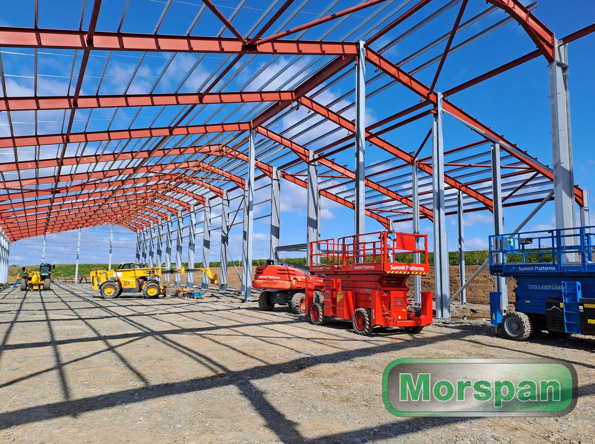 Morspan's tweet photo. What a difference a week makes ☀️😀

https://t.co/GTZmhP6xVM 

Working with @NewquipLtd @ConnopConcrete

#poultrymanure #poultry #construction #poultryconstruction #innovation #firstintheuk https://t.co/rlbtVqjudQ