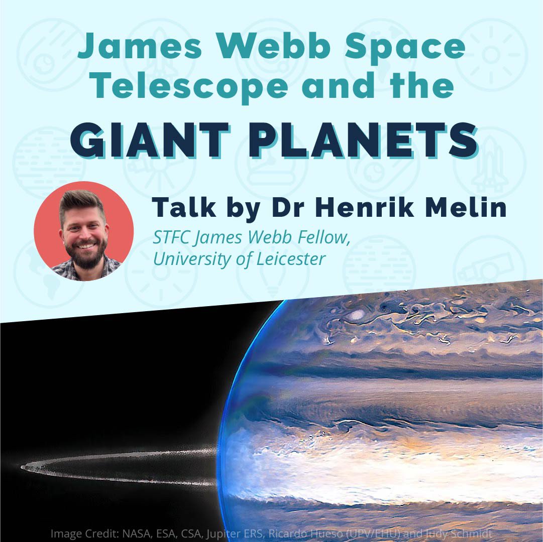 Ken’s talk will be followed by presentations from @uniofleicester researchers @astronomerslc25 and @hmelin_ who are working with the Webb Telescope.