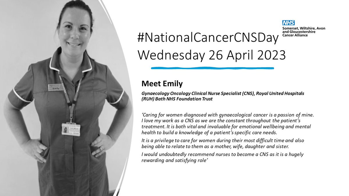 On #NationalCancerCNSDay SWAG Cancer Alliance  would like to give a big shout out and celebrate inspiring CNS's just like Emily 👏👏👏