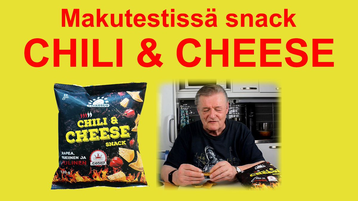 HannuKanerva's tweet photo. Makutestissä CHILI CHEESE snack
Maistellaanpa Poppamiehen kehittelemää makua Linkosuon ruis snackseihin.

https://t.co/IBUEwHYqk8

#makutesti #snack #chili #cheese #ruissnack #Linkosuo #Poppamies #YouTube #YouTuber #YouTubers #YouTubePremium #youtubepremium #youtubechannel https://t.co/YdhBuTwZSo