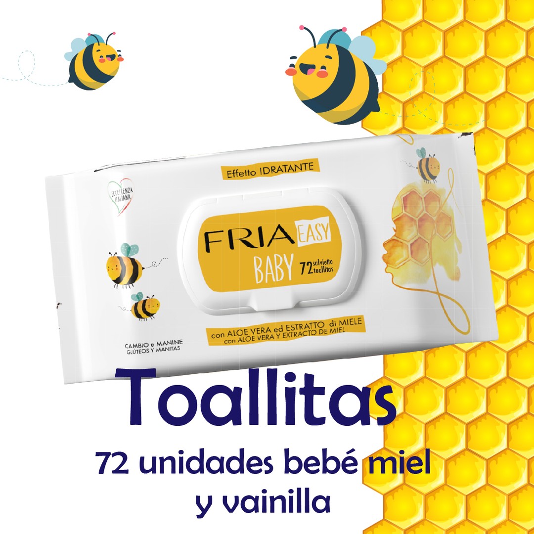 ¡Mantén la piel de tu bebé hidratada y saludable! 🐝🌿💧 Descubre la línea de productos Fria Baby Easy con extracto de miel y aloe vera #FriaBabyEasy . Encuéntralas ahora en Tiendas <a href="/domti100/">Domti</a>  #Hidratación #Emoliente