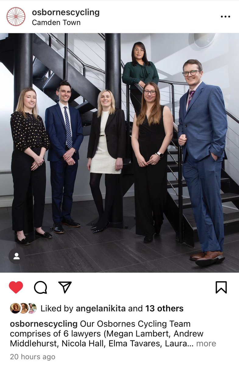 We now have a dedicated Osbornes Cycling Instagram page! Please do follow along if you are on social media 🙌🏻 <a href="/OsbornesCycling/">Osbornes_Cycling</a> <a href="/OsbornesLaw/">Osbornes Law</a> 

instagram.com/osbornescyclin…

#cyclinglife #cycling #personalinjury