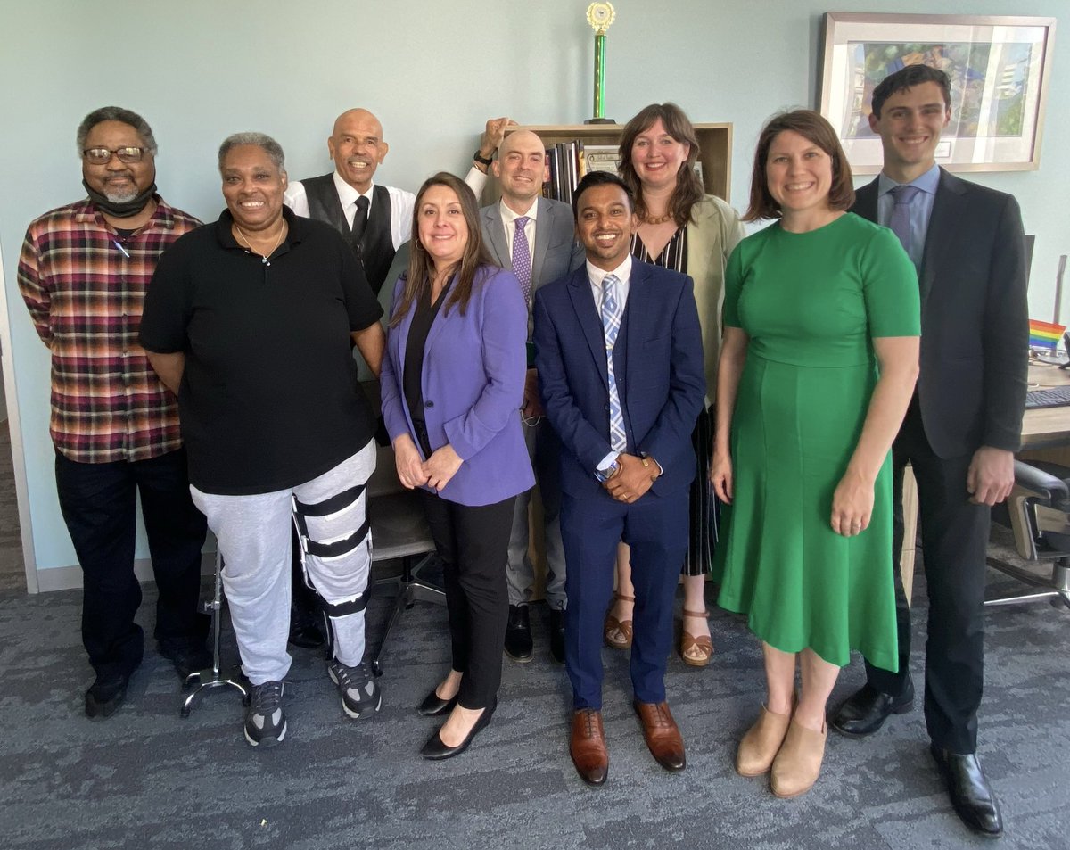 ChrisBowenSoCal's tweet photo. Having a great time with our Bring California Home (BCH) friends advocating for AB 799 (Rivas) which will provide ongoing funding for homeless services! Proud to represent @LAFamilyHousing as part of the @naehomelessness ! TY to bill author @LuzRivas👏🏾👏🏾 #LAinSac #SacLife https://t.co/uatUXnnqFC