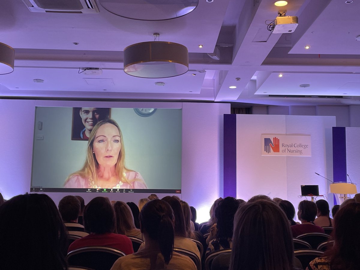 CourtyLaura's tweet photo. ⁦@PaulaMc007⁩ ⁦@RCNEdForum⁩ highlighting the importance of listening and respecting the needs of individuals with Learning Disabilities in healthcare. https://t.co/4aPqpqUsJW