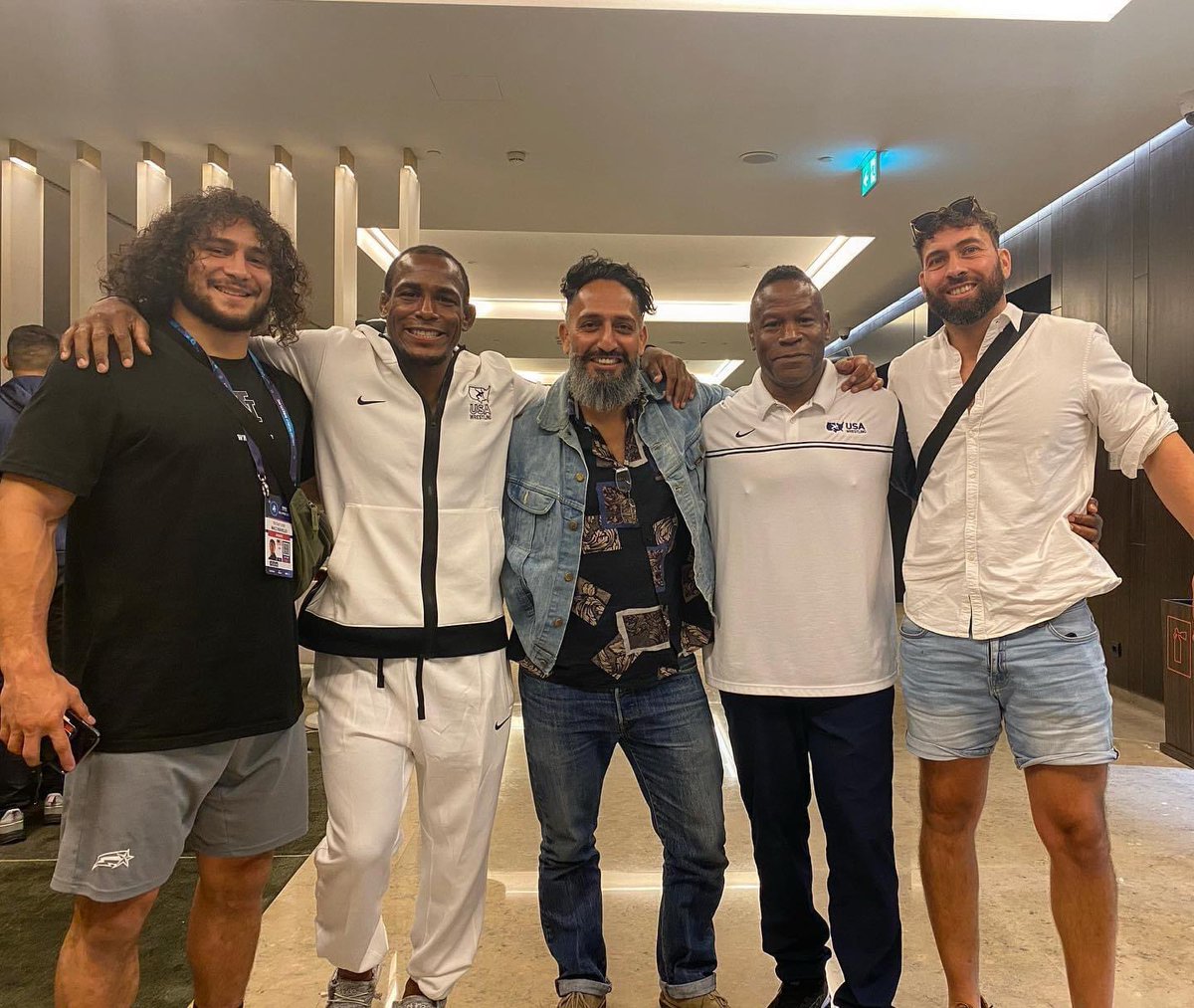 US Open, very excited for <a href="/MATrix_8692/">J'den Cox</a> . He is wholehearted 24 carat talented athlete &amp; in many respects he truly deserves to experience his Gold in Olympics,. Well, the 1st step towards Paris starts today.  head coach  <a href="/CoachKJ__/">Kevin Jackson</a>  🍀 🤞🏽let’s flow