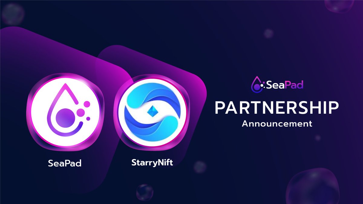 🎉 Hey Suinami 🎉

We’re excited to have partnered with a co-creation metaverse platform, bring immersive 3D virtual experience to <a href="/SuiNetwork/">Sui</a> - <a href="/StarryNift/">StarryNift</a>

5 WL from #SeaPad &amp; #StarryNift for celebration 🎁.

Follow us &amp; RT &amp; Tag 3 fr

Wait to see what else we will move forward