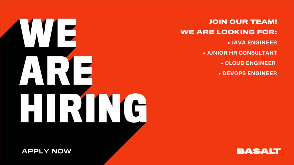 basalt_it's tweet image. View our current openings and you could be a part of OUR GATHERING before you know it! 🙌🏽
We can't wait to meet you, woo you and hire you.
View our openings: bit.ly/3LtqFDq
#softwaredevelopmentexperts #softwaredevelopmentagency #softwaredevelopmentprocess #developers