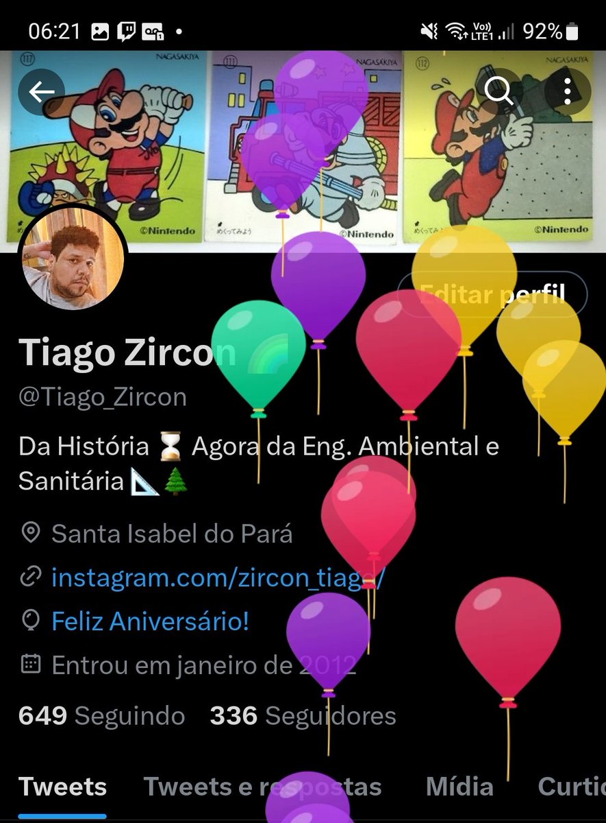 Tiago_Zircon's tweet photo. Obrigado por mais 1 ano de vida! #subiu 🥹 https://t.co/l6j8B4spmD