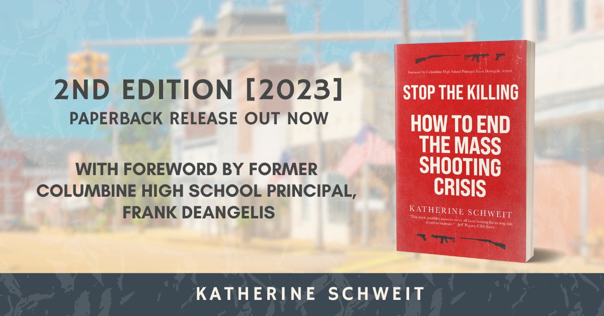 Katherine Schweit (@kateschweit) on Twitter photo (2/5) The book covers an analysis of the new federal #gunlaws, the US Supreme Court decisions, & actions being taken by the states with an incredible foreword by my friend & former principal of Columbine HS, <a href="/FrankDiane72/">Frank DeAngelis</a> 👇pulse.ly/83zo5mddju #WeWillOvercome #StopTheKilling (2/5) The book covers an analysis of the new federal #gunlaws, the US Supreme Court decisions, & actions being taken by the states with an incredible foreword by my friend & former principal of Columbine HS, <a href="/FrankDiane72/">Frank DeAngelis</a> 👇pulse.ly/83zo5mddju #WeWillOvercome #StopTheKilling