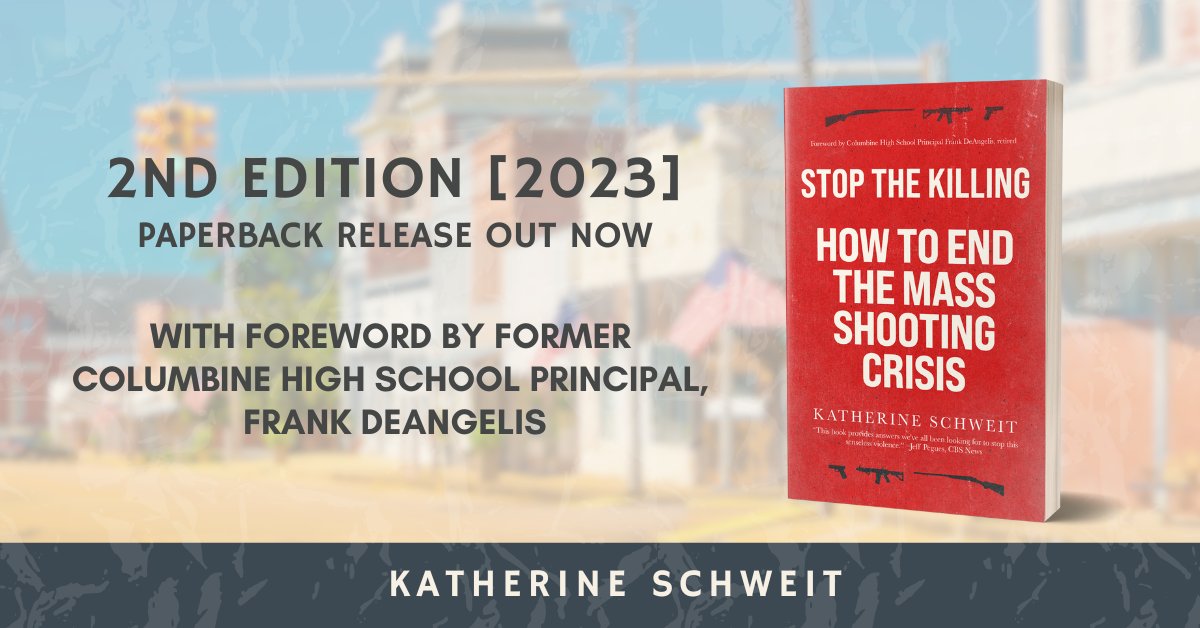 (2/5) The book covers an analysis of the new federal #gunlaws, the US Supreme Court decisions, & actions being taken by the states with an incredible foreword by my friend & former principal of Columbine HS, @FrankDiane72 👇pulse.ly/83zo5mddju #WeWillOvercome #StopTheKilling