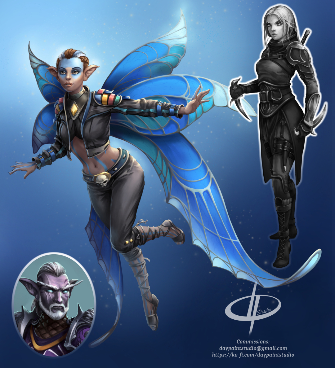 DayPaintStudio1's tweet photo. @Chrisnazgul_art Some of my latest characters art. https://t.co/oRhB7jw6Ji