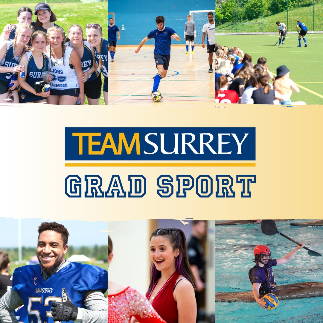 We are looking forward to welcoming our #TeamSurrey alumni back for GradSport 2023 at <a href="/Surreysportpark/">Surrey Sports Park</a> on Sat 13th May 🥳💙

Full timetables here 👉 bit.ly/441MMIn