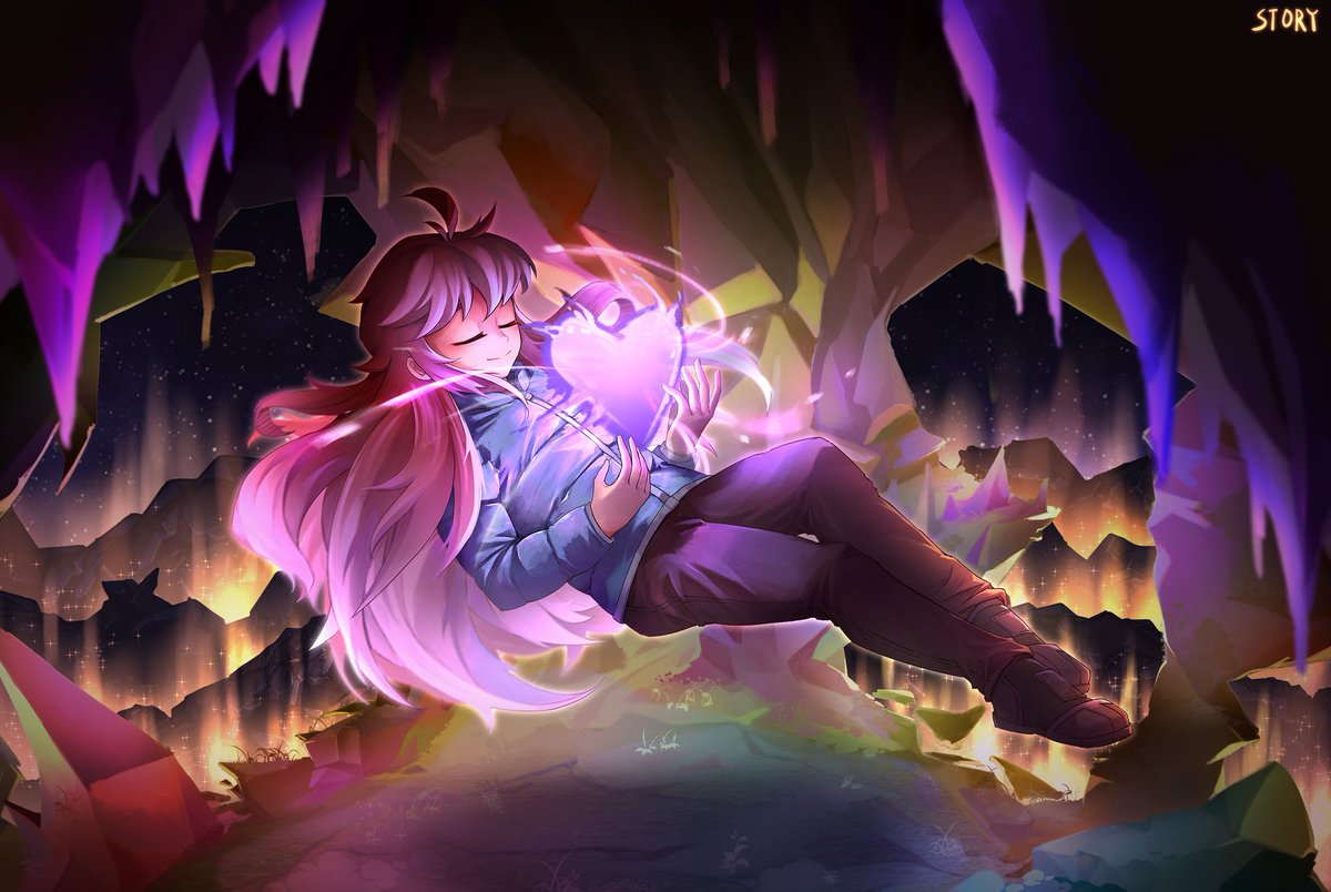 I redrew my fanwork from a year ago.
2022→2023
#celeste
#celestegame 
#dreamcollab