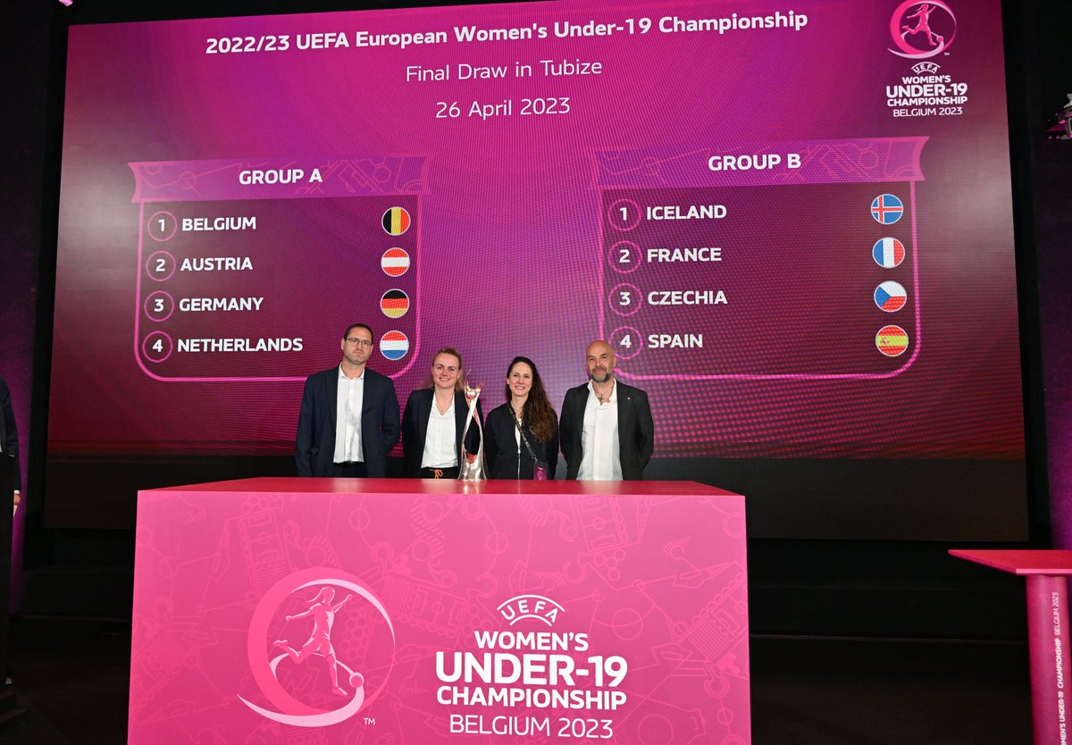 oefb1904's tweet photo. Alle Infos zur Auslosung inklusive Statement von Teamchef Hannes #Spilka gibt es hier 👇
ℹ️ https://t.co/Bfu3Jv4e7R
#GemeinsamÖSTERREICH #WU19EURO https://t.co/Ncft9qbO6g