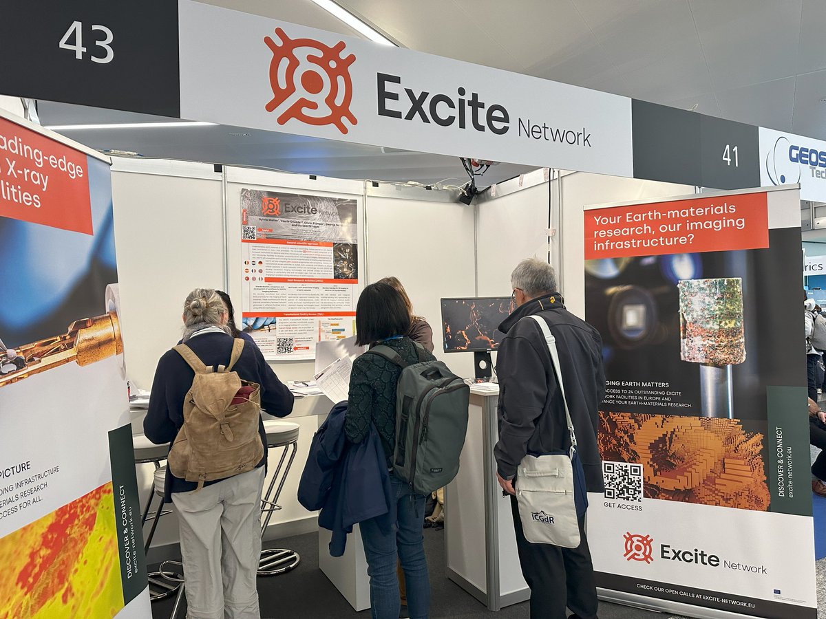 Things at the <a href="/EXCITE_network/">EXCITE2</a> booth are in full swing on Day 3 of #EGU23! Curious about gaining access to one of our EU #microscopy facilities 𝗳𝗿𝗲𝗲-𝗼𝗳-𝗰𝗵𝗮𝗿𝗴𝗲?👋Come stop by &amp; say hello! 

👉excite-network.eu 
<a href="/EuroGeosciences/">European Geosciences Union</a> <a href="/HorizonEU/">Horizon Europe 🇪🇺</a> #egu2023 #EXCITE_Network