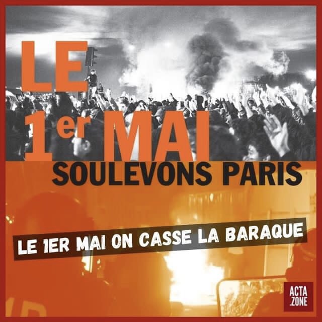 actazone's tweet photo. “Nous appelons à faire du 1er mai non pas l’enterrement du mouvement des retraites mais bien plutôt à lui donner l’éclat d’un avertissement. Le 1er mai, donnons le ton pour 2024 et après. Le 1er mai, on casse la baraque, on rase le château du roi. La saison commence maintenant.” https://t.co/GAfheWLBru