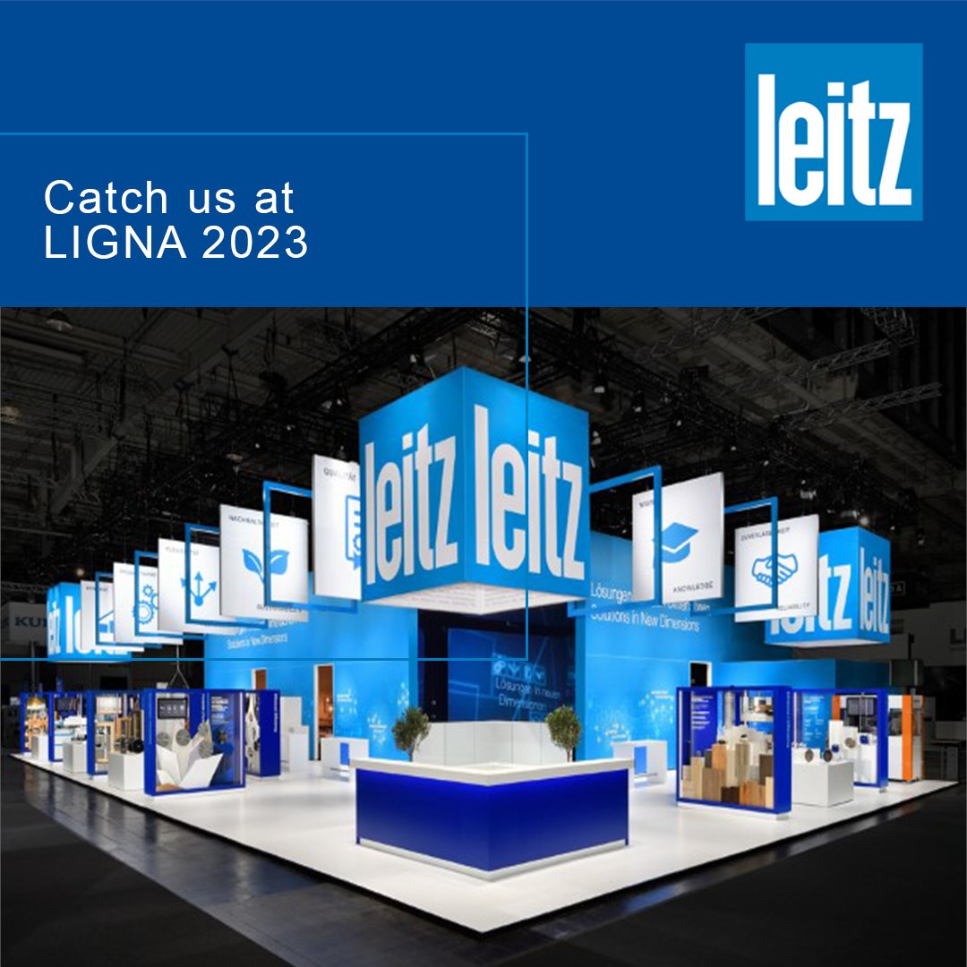 Leitz will be exhibiting at this year's LIGNA in Hanover from 15 to 19 May. At their stand, the specialists from Oberkochen will be presenting innovative, new technical developments as well as forward-looking service concepts

#tradefair #woodworking #tooling #machining #ligna